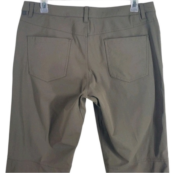 Lululemon Pants ABC Warpstreme Classic Men 36x33 Dark Olive Taper Stretch M5ADFS - Picture 12 of 16